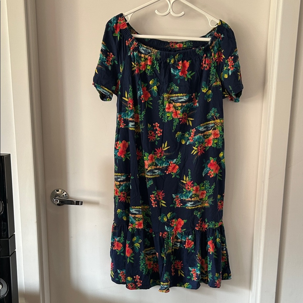 Excellent condition Lands' End vacation-vibe Dress